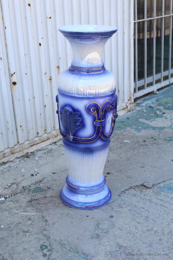 Antig&uuml;edades: JARRON EN PORCELANA VIDRIADA - Foto 2