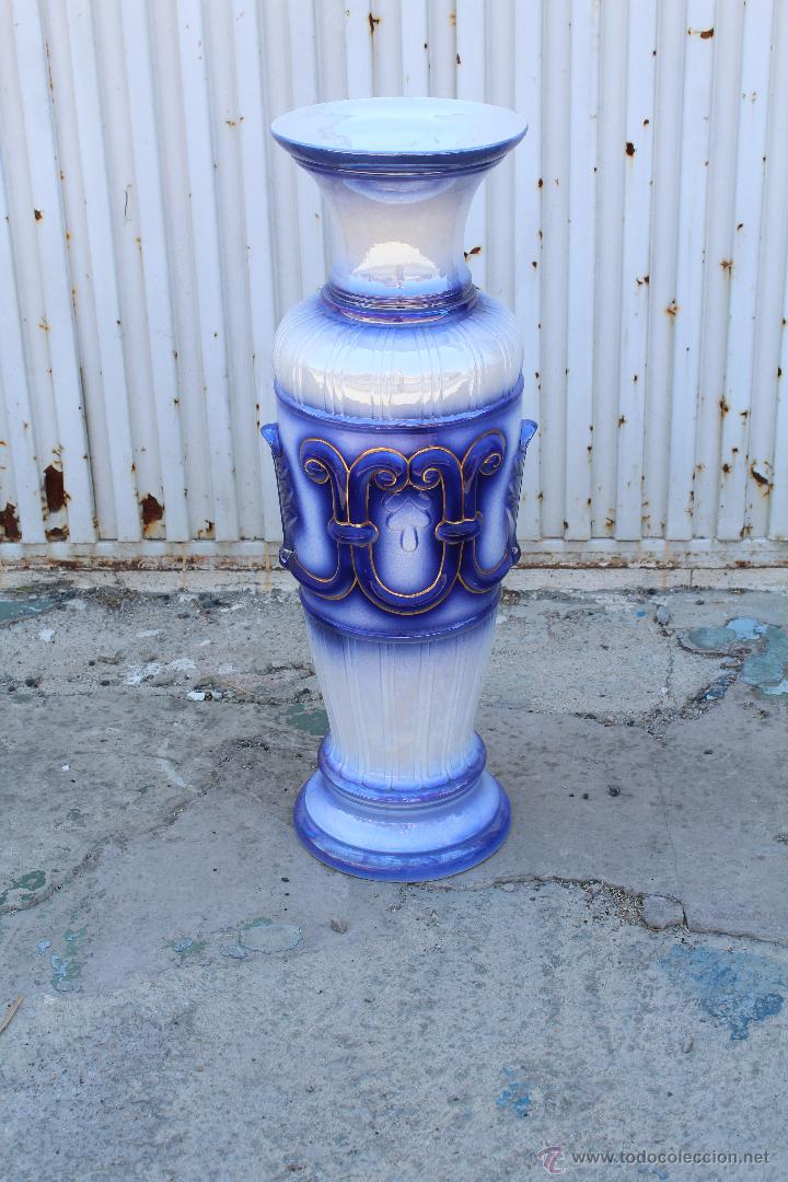 Antig&uuml;edades: JARRON EN PORCELANA VIDRIADA - Foto 4