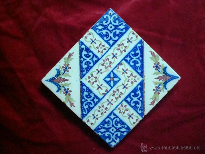 Antig&uuml;edades: azulejo antiguo para colgar 20x20 - Foto 1
