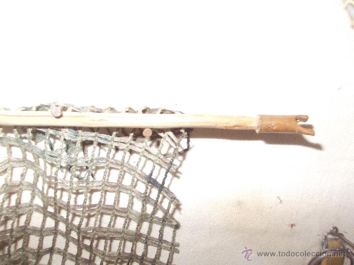 Antig&uuml;edades: cuadro artesano de reteles y trampas - Foto 3