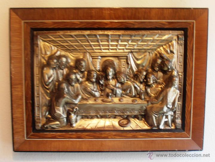 Antig&uuml;edades: CUADRO ,BAJORRELIEVE, ULTIMA CENA DE JESUS - Foto 1