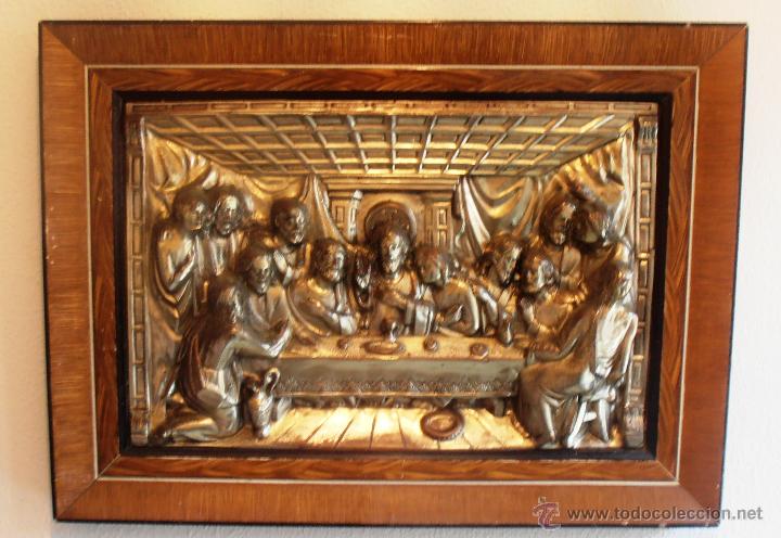 Antig&uuml;edades: CUADRO ,BAJORRELIEVE, ULTIMA CENA DE JESUS - Foto 2