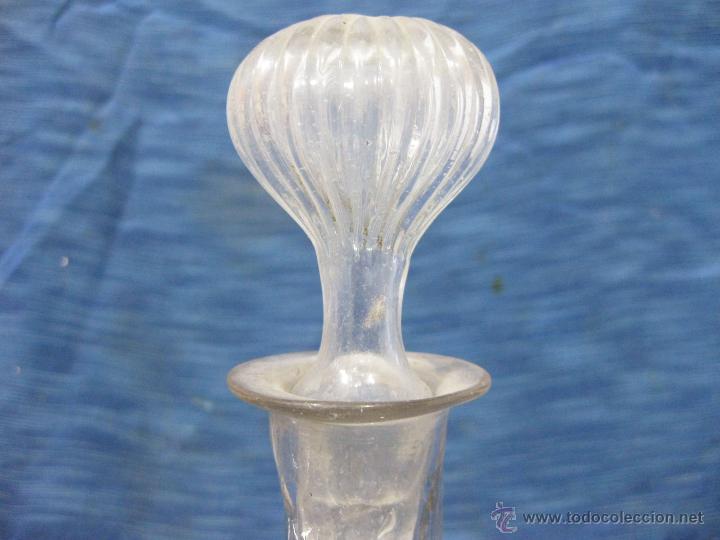 Antig&uuml;edades: ANTIGUA BOTELLA DE CRISTAL SOPLADO - Foto 2