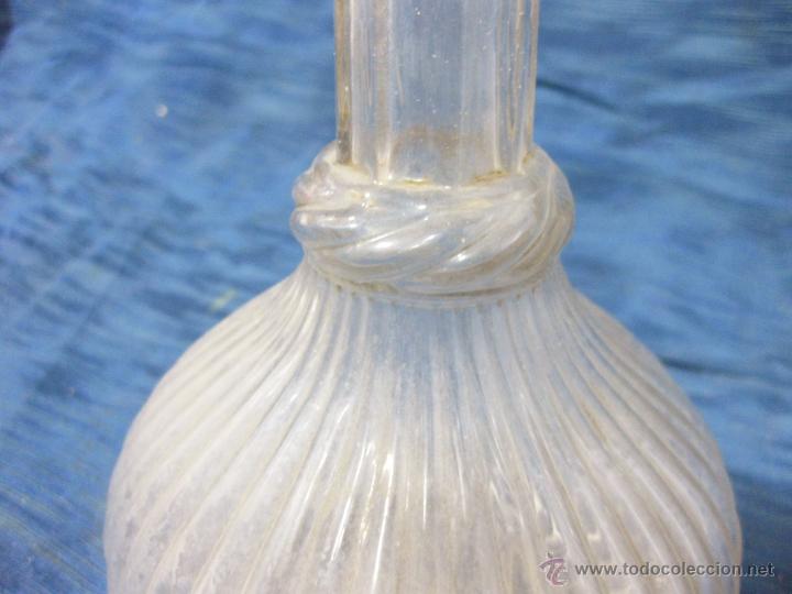 Antig&uuml;edades: ANTIGUA BOTELLA DE CRISTAL SOPLADO - Foto 5