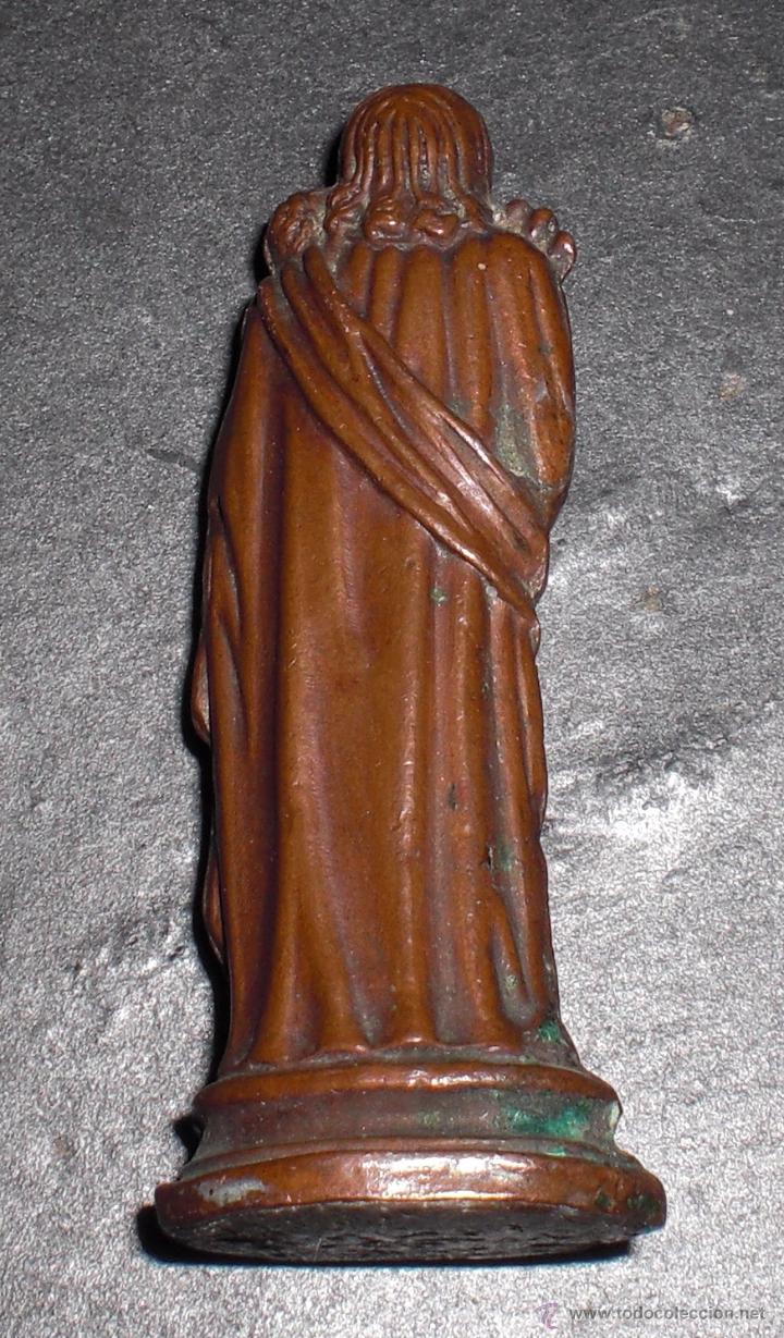 Antig&uuml;edades: Antiguo San Jose en bronce exvoto - Foto 2