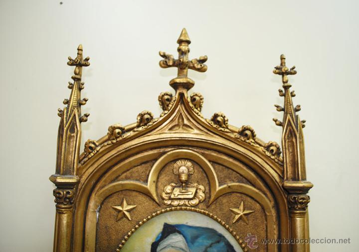 Antig&uuml;edades: RETABLO ANTIGUO DE LA VIRGEN - Foto 7