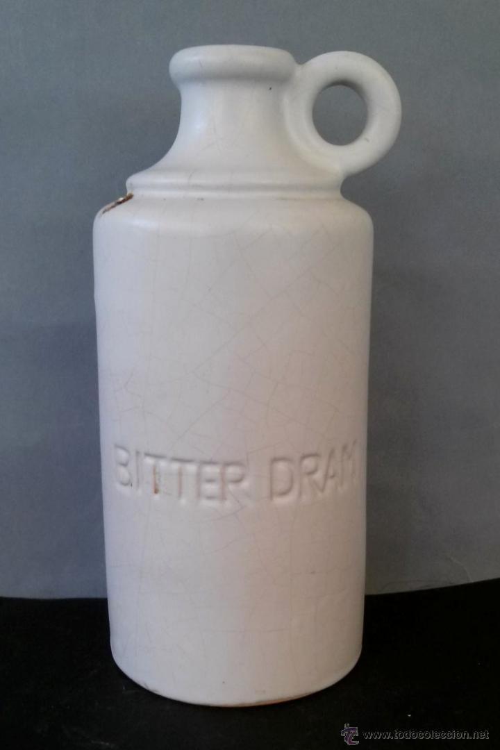 Antig&uuml;edades: BOTELLA DE GRES -BITTER DRAM- Antigua botella del b&iacute;ter dan&eacute;s Bitter Dram - Foto 3