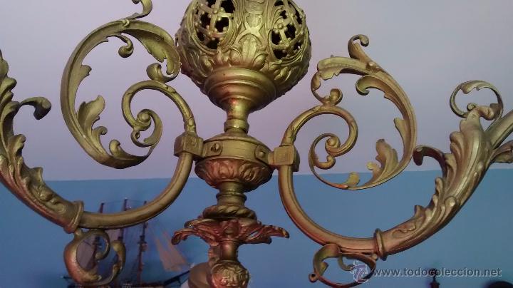 Antig&uuml;edades: Antigua l&aacute;mpara estilo modernista - Foto 3