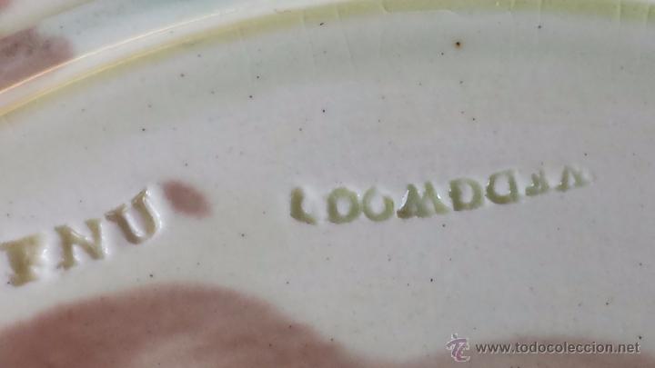 Antig&uuml;edades: precioso plato vidriado. - Foto 3