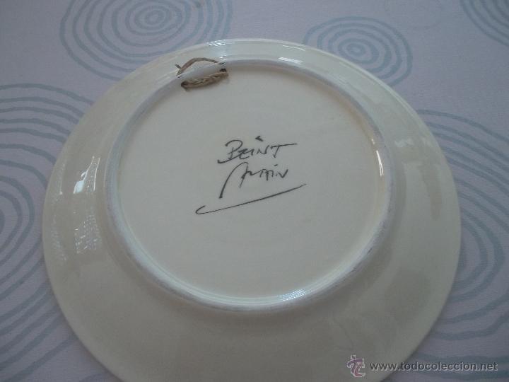 Antig&uuml;edades: plato firmado - Foto 2