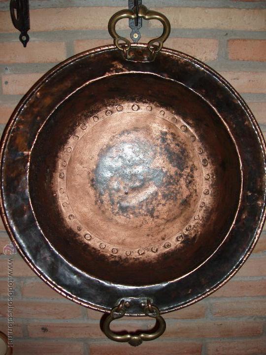 Antig&uuml;edades: ANTIGUO BRASERO DE COBRE - Foto 1
