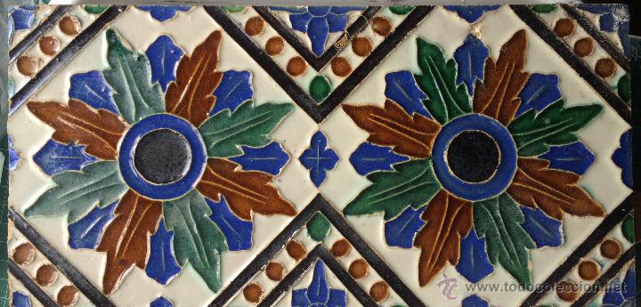 Antig&uuml;edades: Azulejo mensaque arista - Foto 1