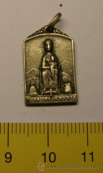 Antig&uuml;edades: Medalla religiosa de N&ordf; S&ordf; de Nuria. - Foto 1