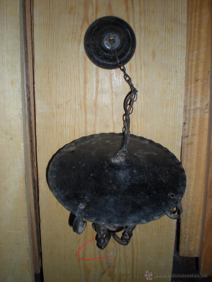 Antig&uuml;edades: Farol de colgar sin instalaci&oacute;n. - Foto 4