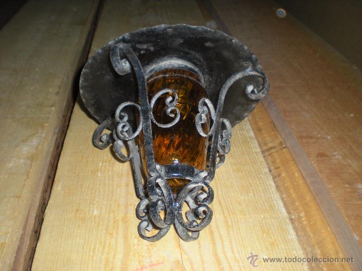 Antig&uuml;edades: Farol de colgar sin instalaci&oacute;n. - Foto 5