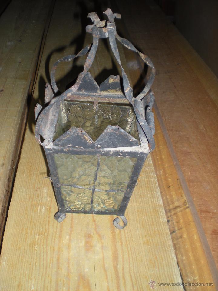 Antig&uuml;edades: Farol de colgar sin instalaci&oacute;n - Foto 1