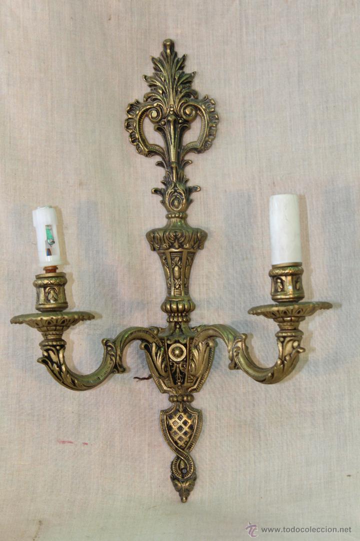 Antig&uuml;edades: APLIQUE EN BRONCE - Foto 1