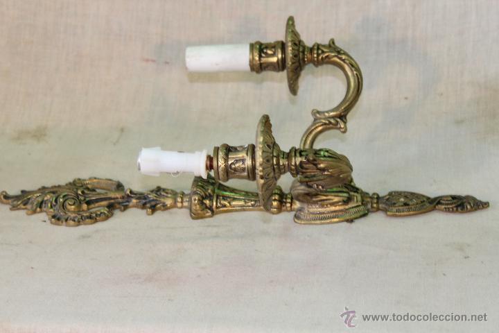 Antig&uuml;edades: APLIQUE EN BRONCE - Foto 2