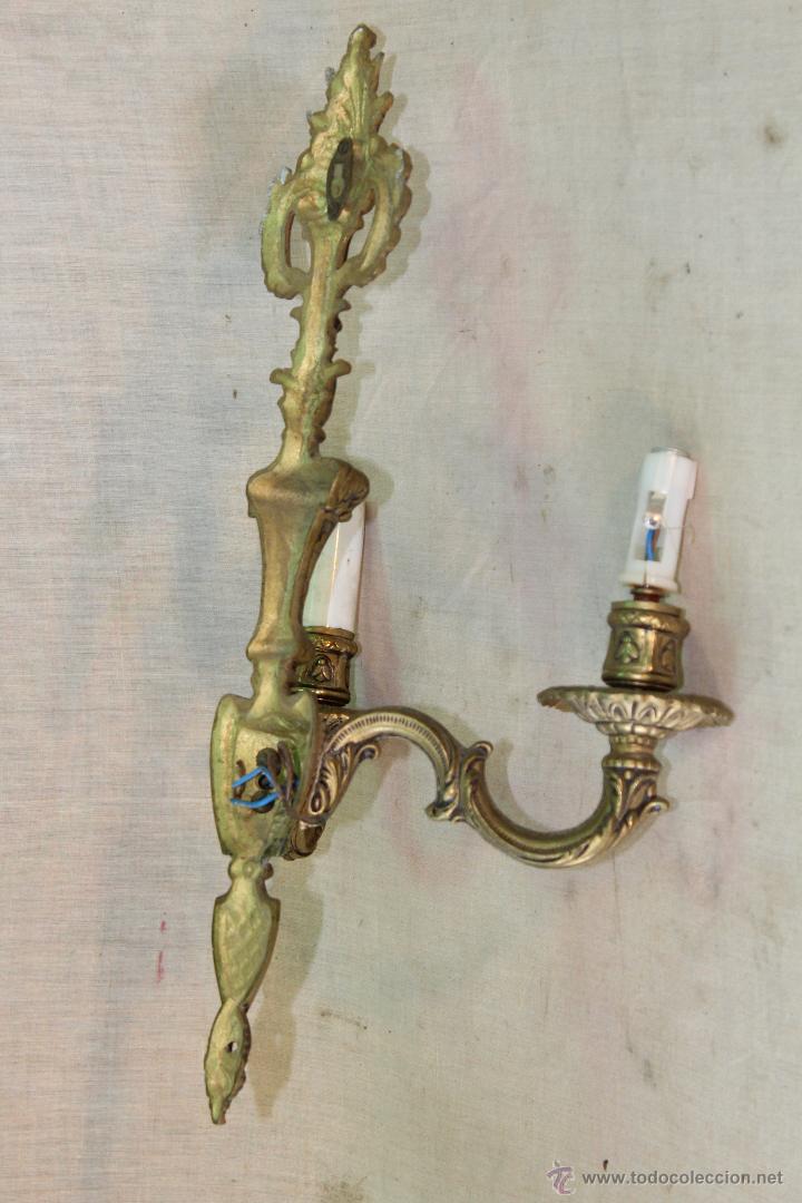 Antig&uuml;edades: APLIQUE EN BRONCE - Foto 3