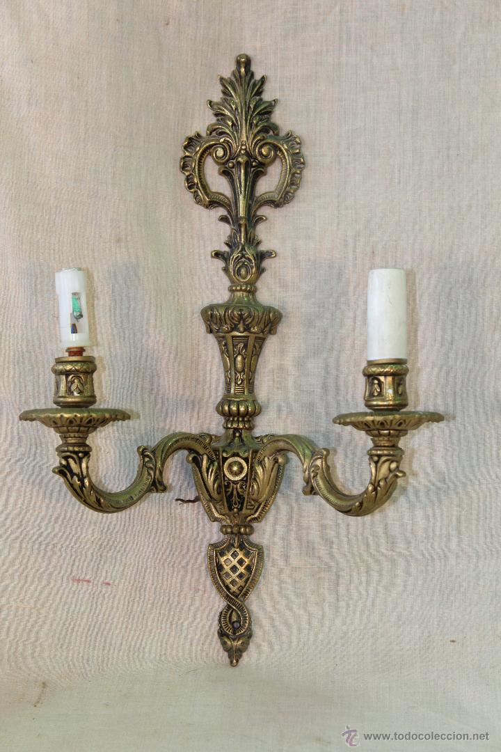 Antig&uuml;edades: APLIQUE EN BRONCE - Foto 6