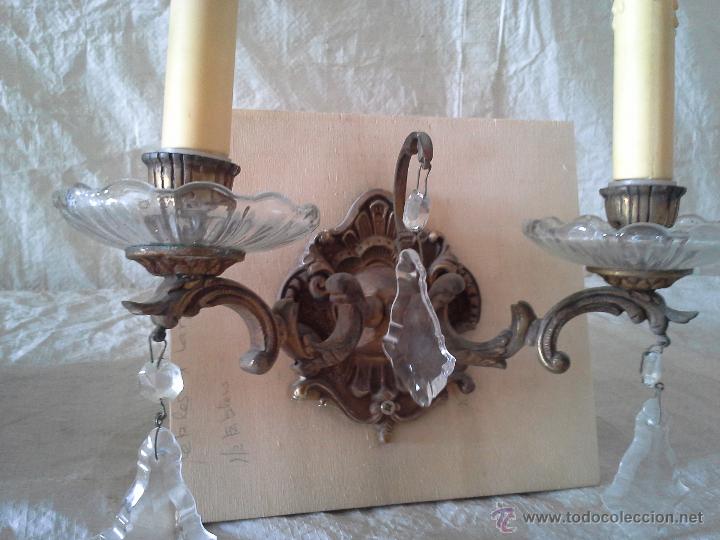 Antig&uuml;edades: Pareja de apliques - Foto 3