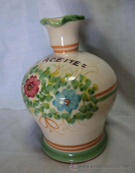 Antig&uuml;edades: JARRA DE CER&Aacute;MICA PARA ACEITE , ACEITERA - Foto 2