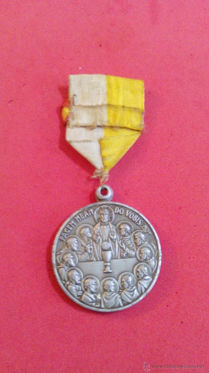 Antig&uuml;edades: MEDALLA EN ALUMINIO CONGRESO EUCARISTICO, BARCELONA - Foto 2