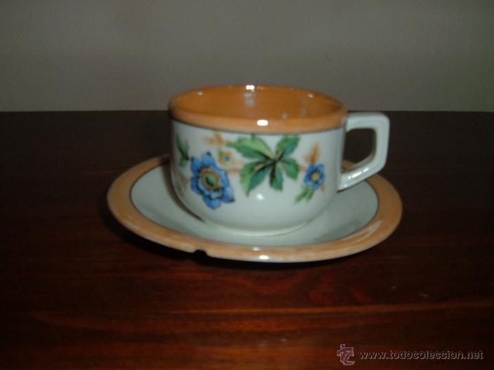 Antig&uuml;edades: Taza y plato - Foto 1
