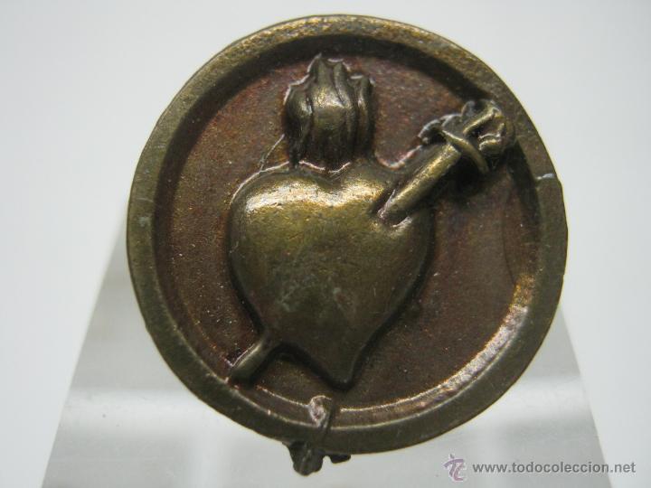 Antig&uuml;edades: Pin Corazon de Maria - Foto 1