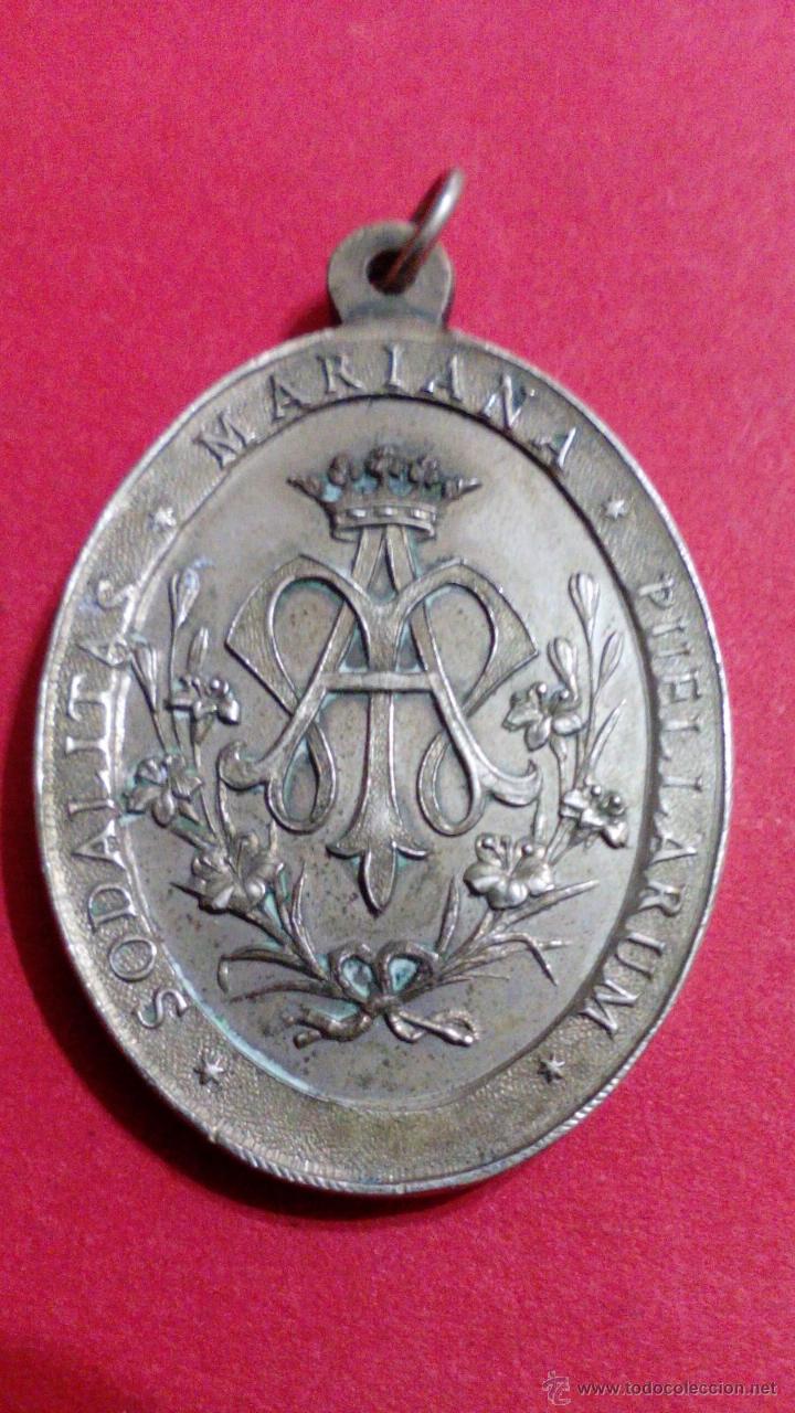 Antig&uuml;edades: MEDALLA RELIGIOSA VIRGEN MARIA - Foto 2