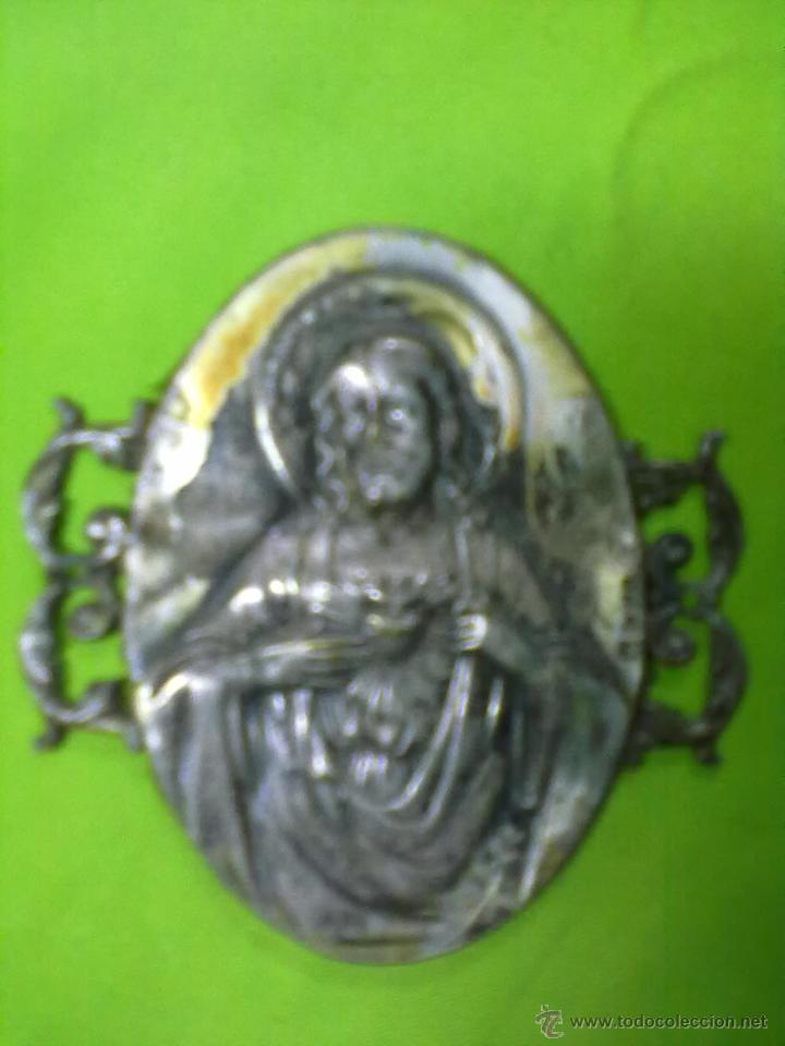 Antig&uuml;edades: SAGRADO CORAZON CHAPA PUERTA - Foto 1