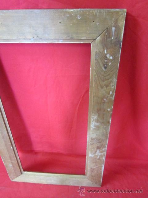 Antig&uuml;edades: Marco en madera estucado y dorado. - Foto 3
