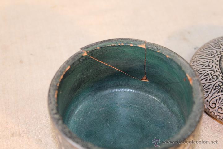 Antig&uuml;edades: caja joyero en ceramica - Foto 3