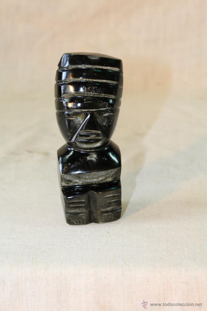 Antig&uuml;edades: FIGURA EN PIEDRA DE BASALTO - Foto 3