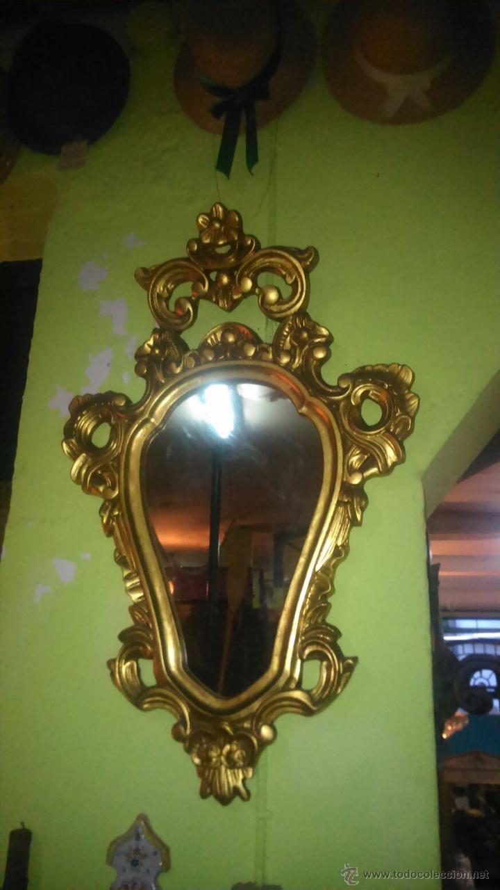 Antig&uuml;edades: Espejo antiguo cornucopia - Foto 1