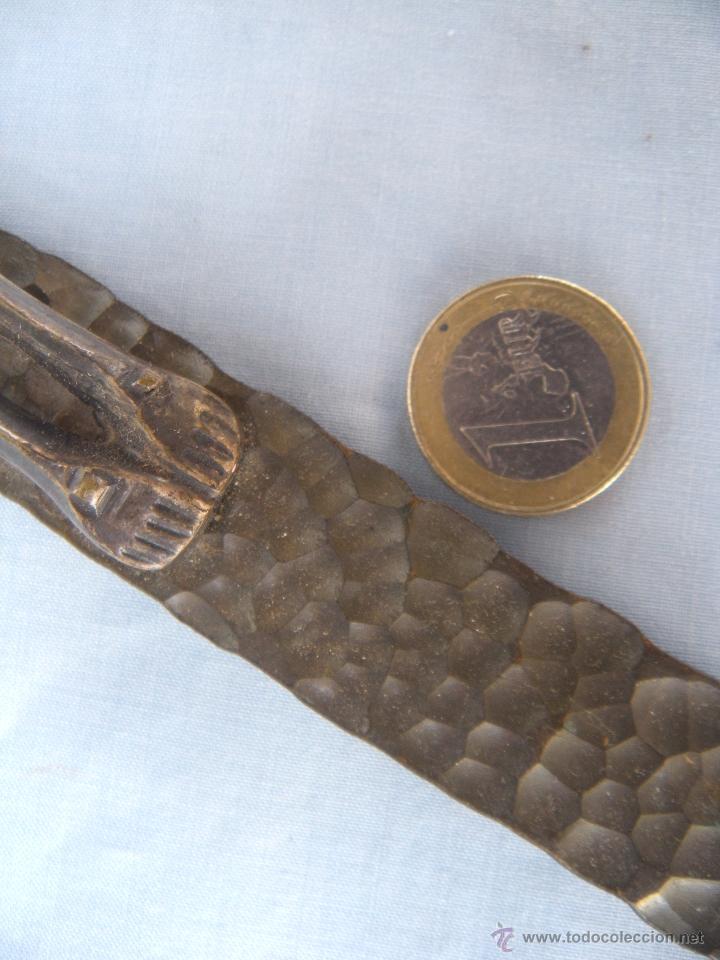 Antig&uuml;edades: CRUCIFIJO DE HIERRO Y BRONCE - Foto 3
