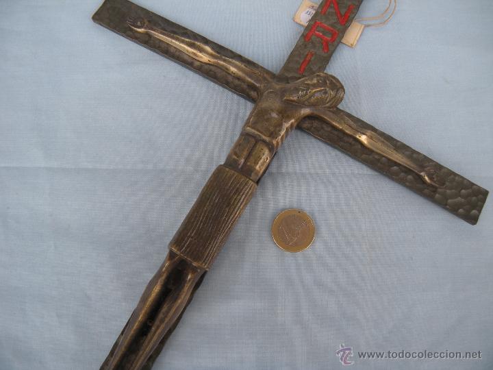 Antig&uuml;edades: CRUCIFIJO DE HIERRO Y BRONCE - Foto 6