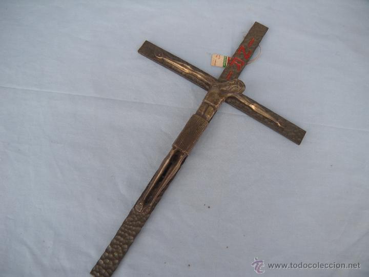 Antig&uuml;edades: CRUCIFIJO DE HIERRO Y BRONCE - Foto 9