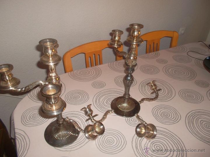 Antig&uuml;edades: precioso pareja de candelabro - Foto 1