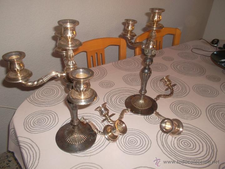 Antig&uuml;edades: precioso pareja de candelabro - Foto 2