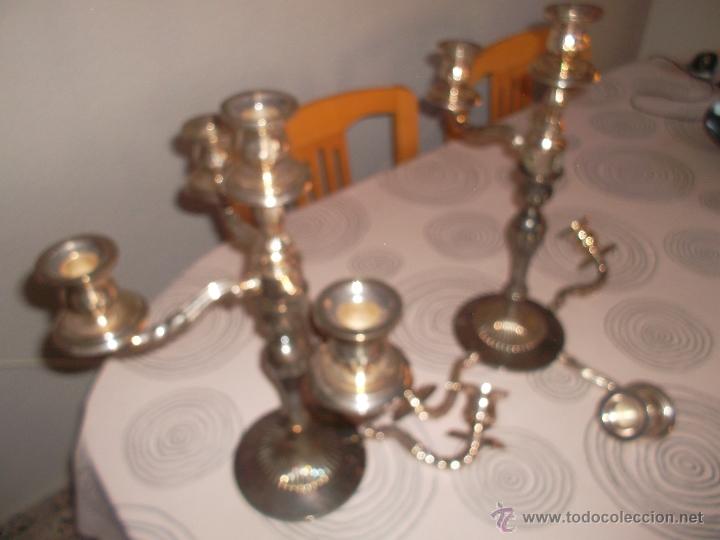 Antig&uuml;edades: precioso pareja de candelabro - Foto 4
