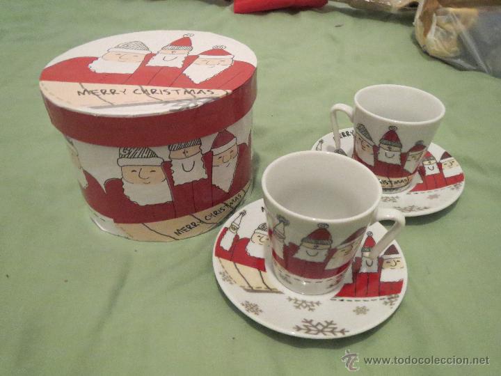 Encogimiento canal flor tazas de cafe navidad merry christmas - Comprar en todocoleccion - 52432532