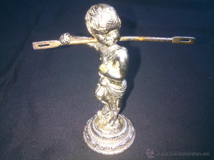 Antig&uuml;edades: FIGURA EN METAL DE JOVEN. - Foto 1