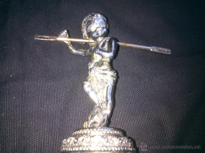 Antig&uuml;edades: FIGURA EN METAL DE JOVEN. - Foto 2