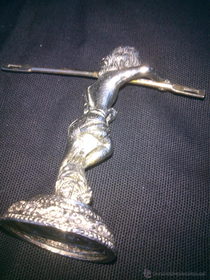 Antig&uuml;edades: FIGURA EN METAL DE JOVEN. - Foto 4
