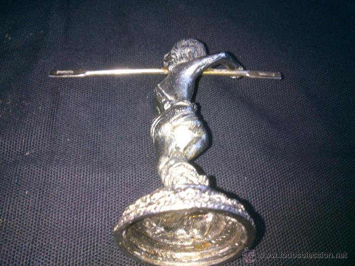 Antig&uuml;edades: FIGURA EN METAL DE JOVEN. - Foto 5
