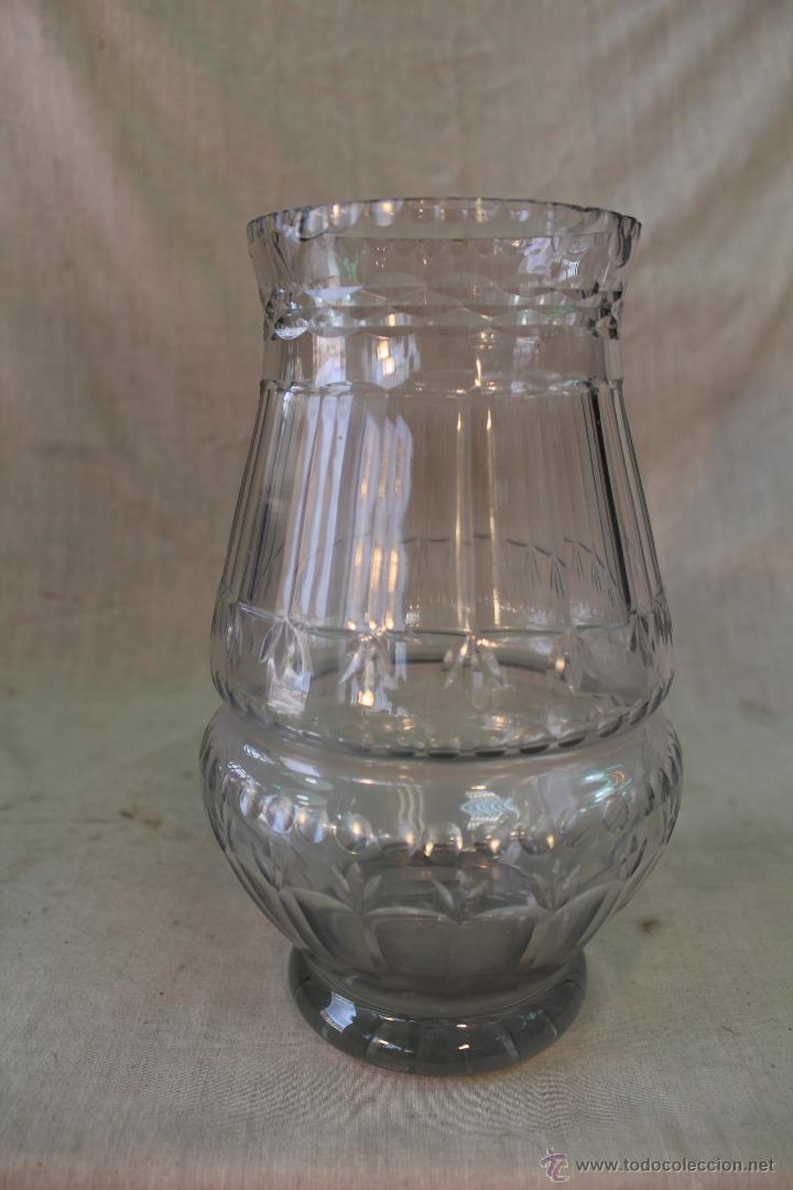 Antig&uuml;edades: JARRON EN CRISTAL TALLADO - Foto 2