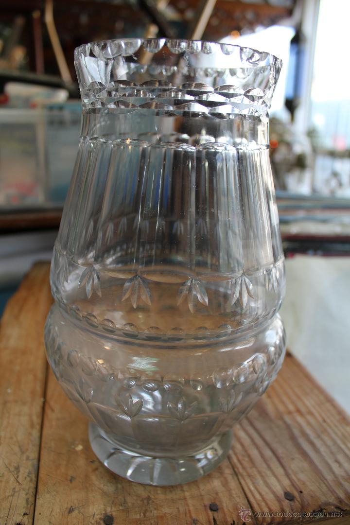 Antig&uuml;edades: JARRON EN CRISTAL TALLADO - Foto 7
