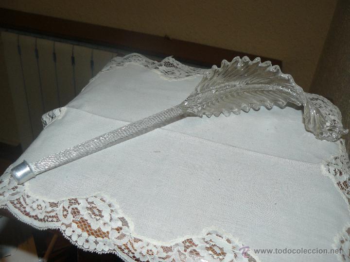 Antig&uuml;edades: PRECIOSA HOJA DE CRISTAL - Foto 1