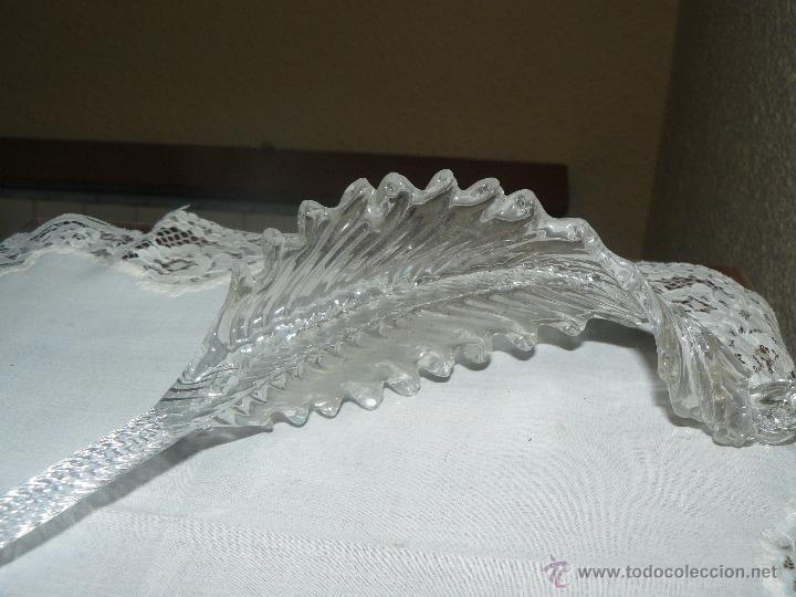 Antig&uuml;edades: PRECIOSA HOJA DE CRISTAL - Foto 2